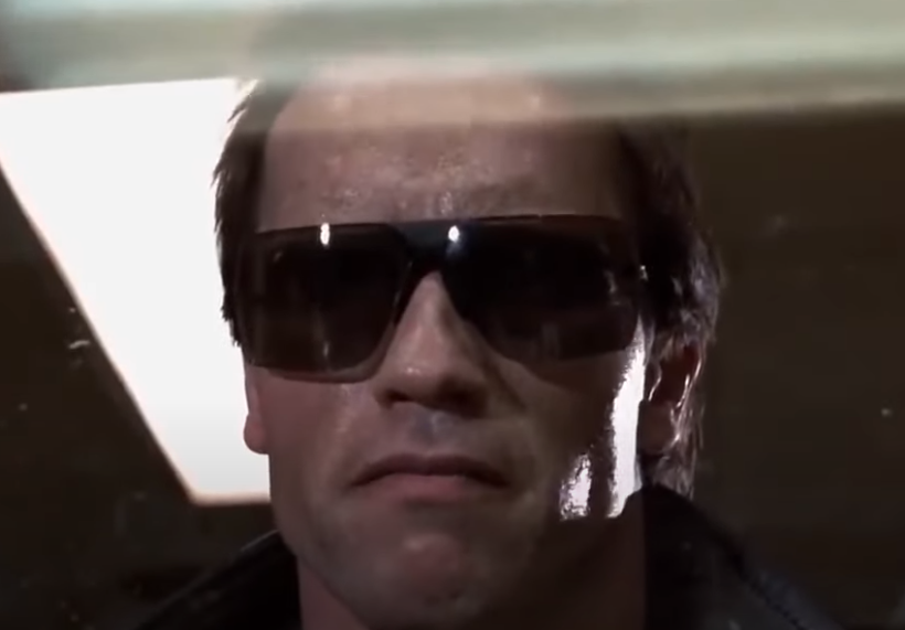 Screenshot of the movie The Terminator