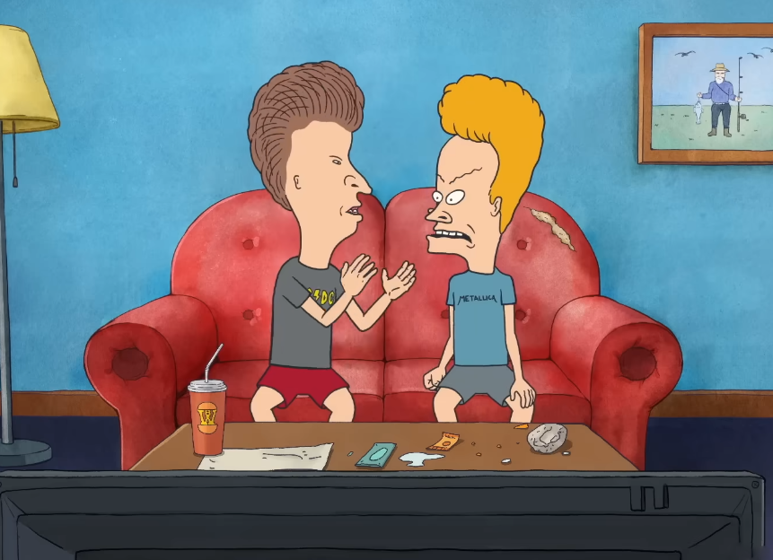 Screenshot from the TV series Beavis and Butt-Head 2022-
