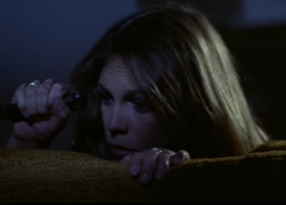 Screenshot of Jamie Lee Curtis from - Halloween (1978)