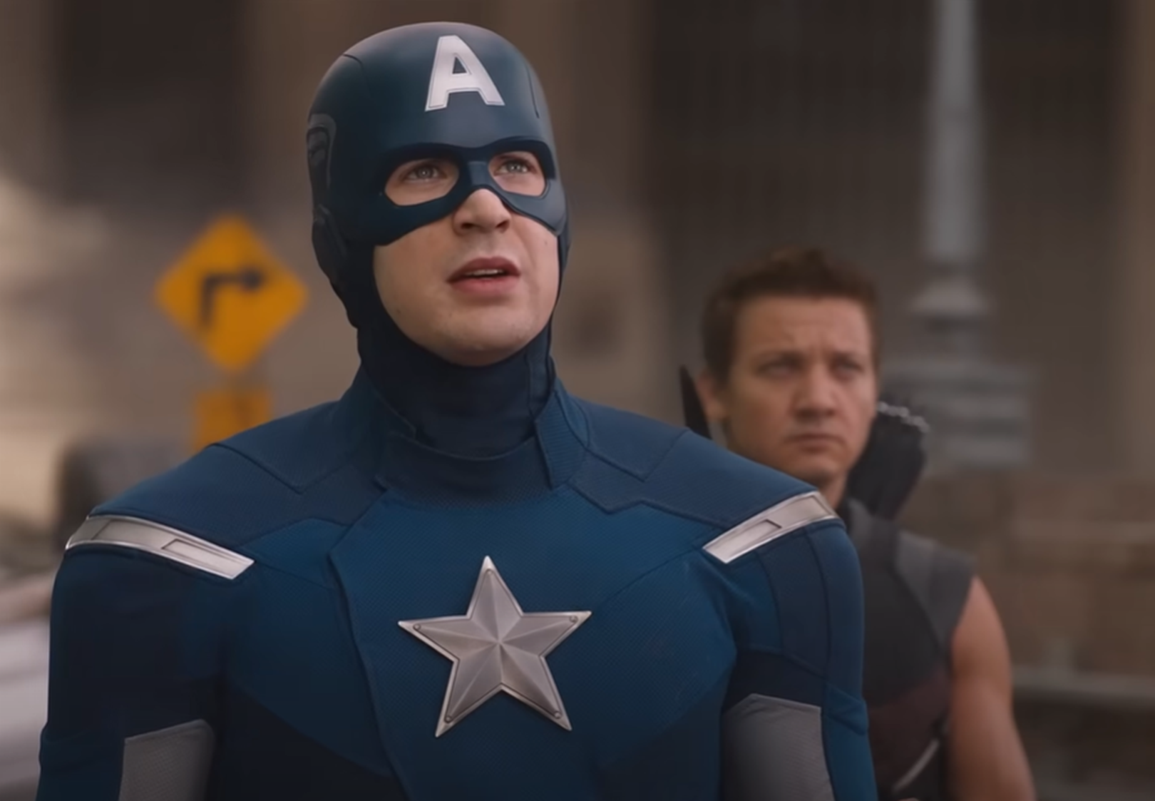 Screenshot of Chris Evans from - The Avengers (2012)