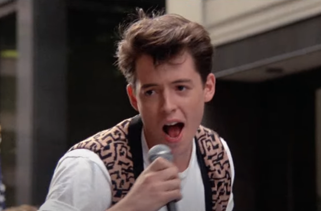 Screenshot of Matthew Broderick from - Ferris Bueller's Day Off (1986)