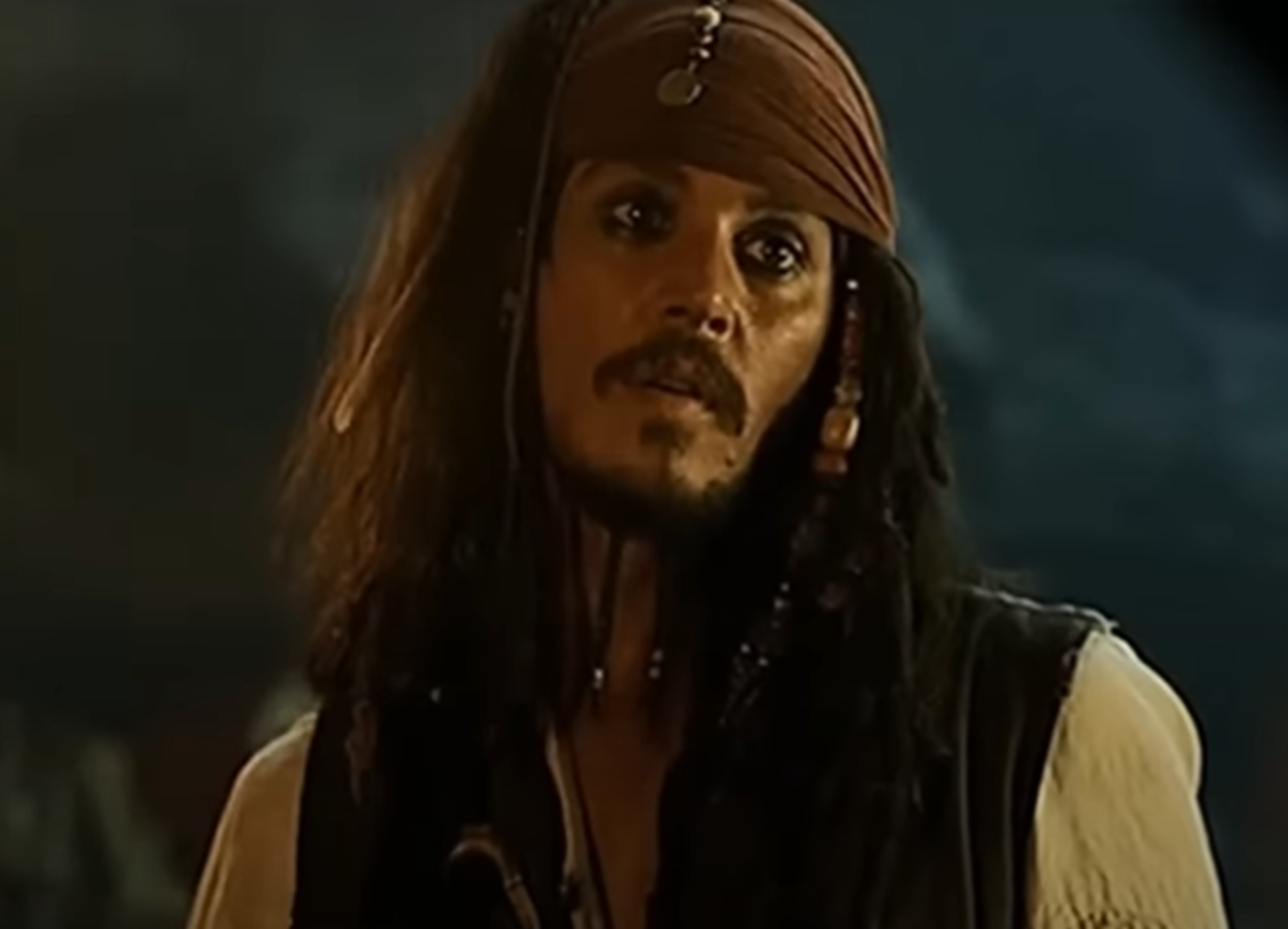 Screenshot of Johnny Depp from - Pirates Of The Caribbean: The Curse Of The Black Pearl (2003)
