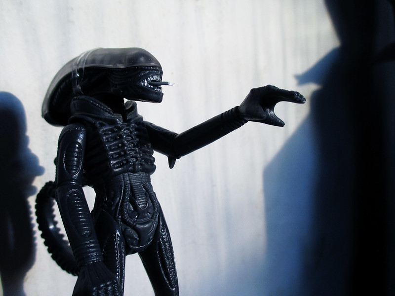 Black Alien Xenomorph Figure