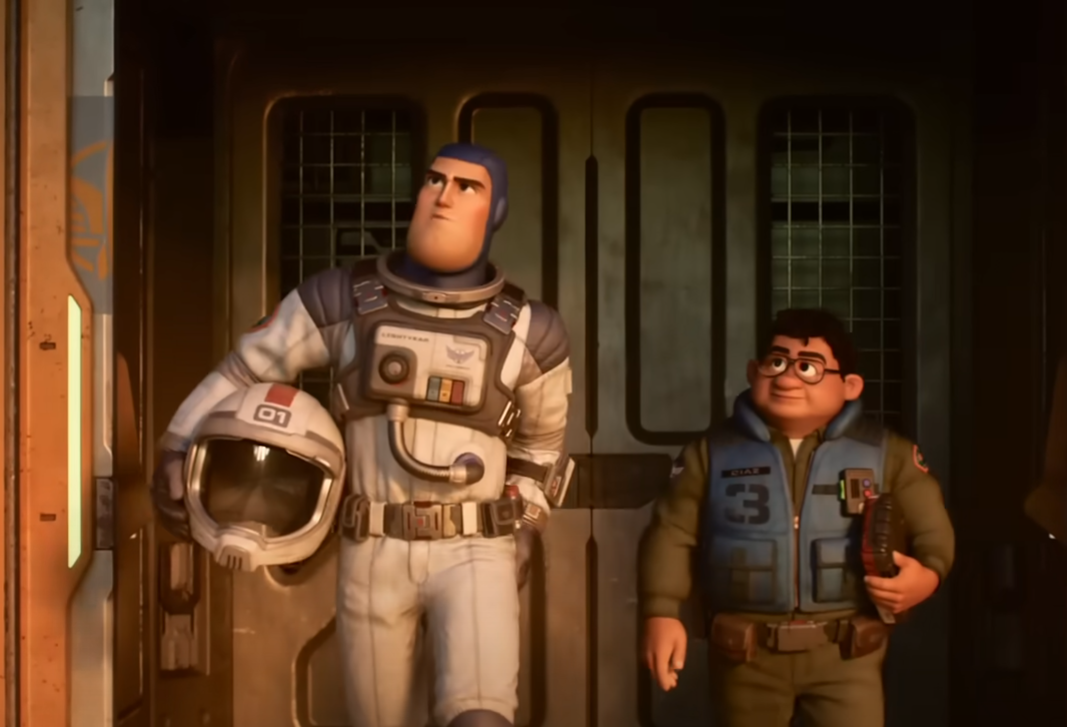 A screenshot of the movie Lightyear