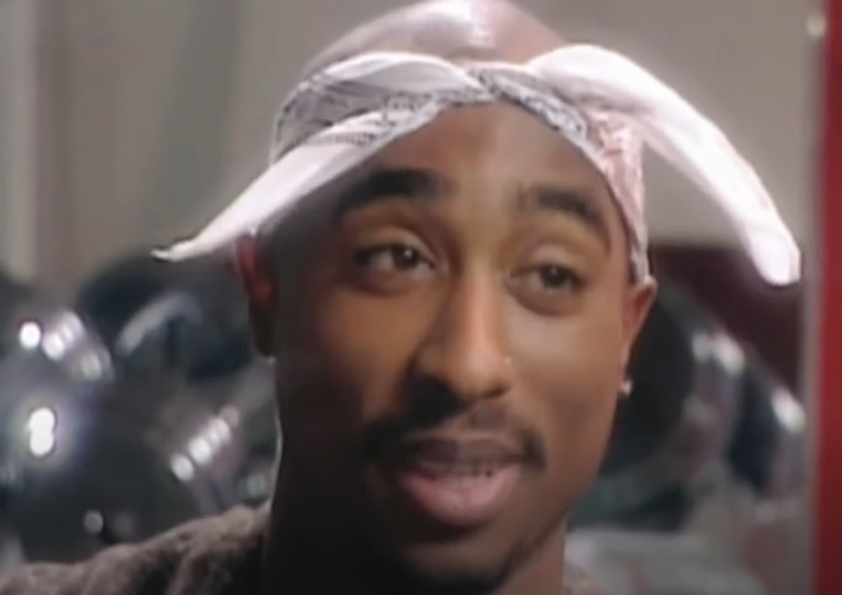 Screenshot of Tupac from - Tupac- Resurrection (2003)