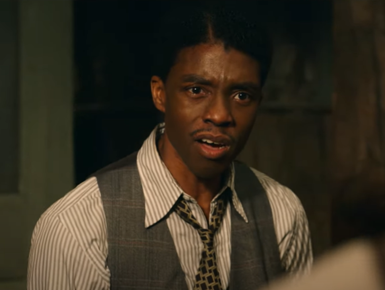 Screenshot of Chadwick Boseman from - Ma Rainey’s Black Bottom (2020)