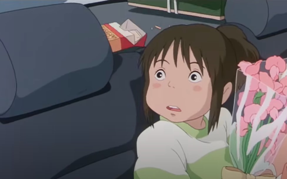 Screenshot of the animated movie Spirited Away (2001)