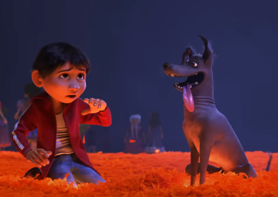 A screenshot of the movie Coco