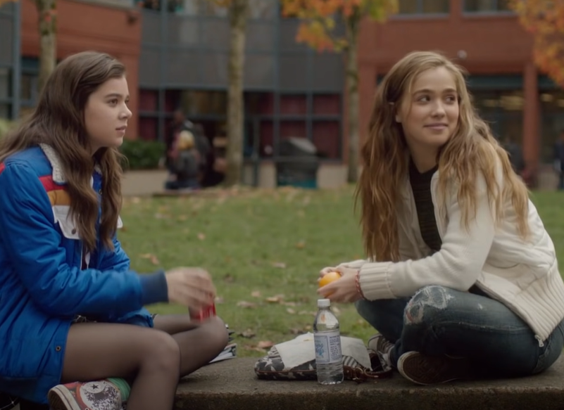 A screenshot of the movie The Edge Of Seventeen
