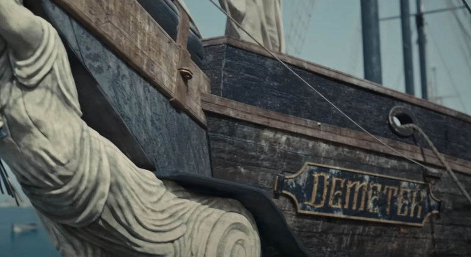 The ship Demeter in   The Last Voyage Of The Demeter (2023)