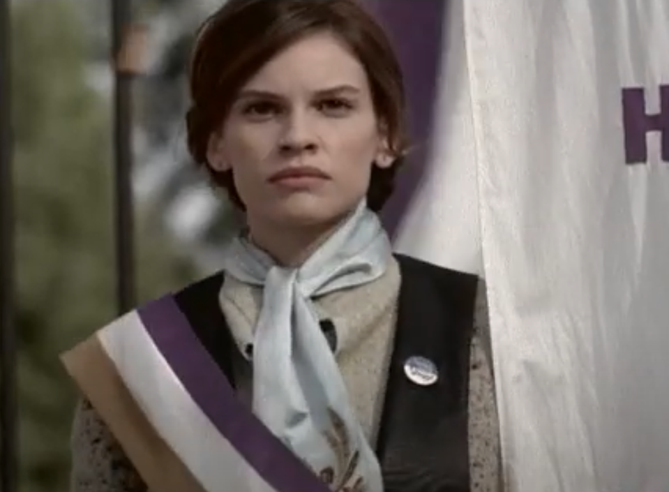 A screenshot of the movie Iron Jawed Angels