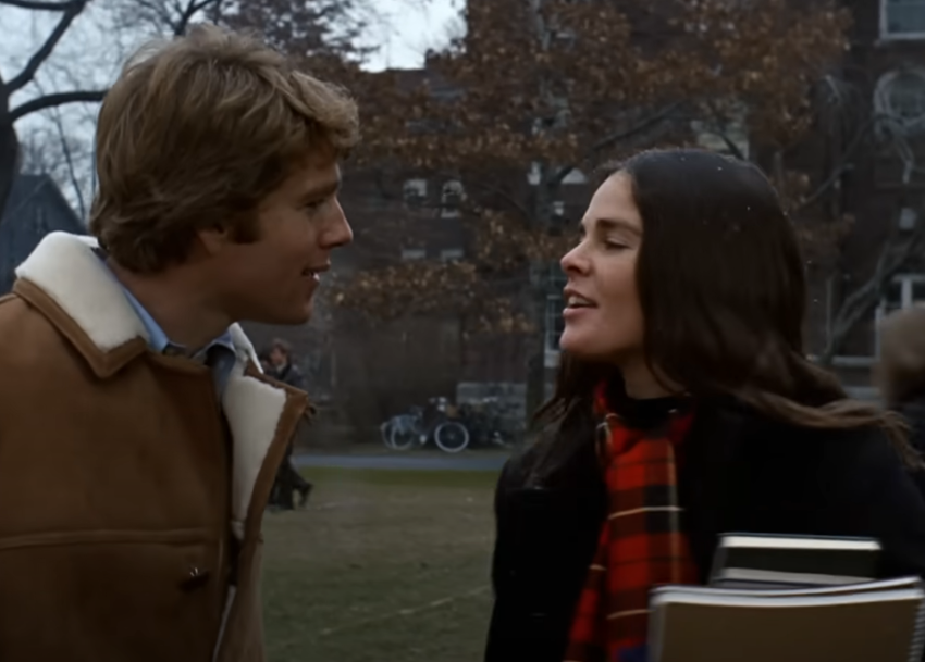 A screenshot of the movie Love Story