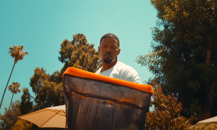 Jamie Foxx as Bud Jablonski in  Day Shift (2022)