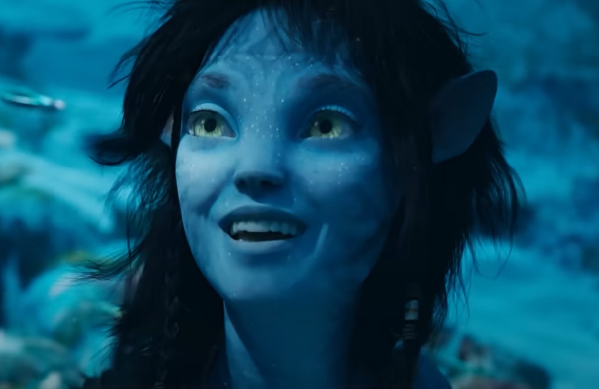 Screenshot from the movie Avatar: The Way of Water (2022)