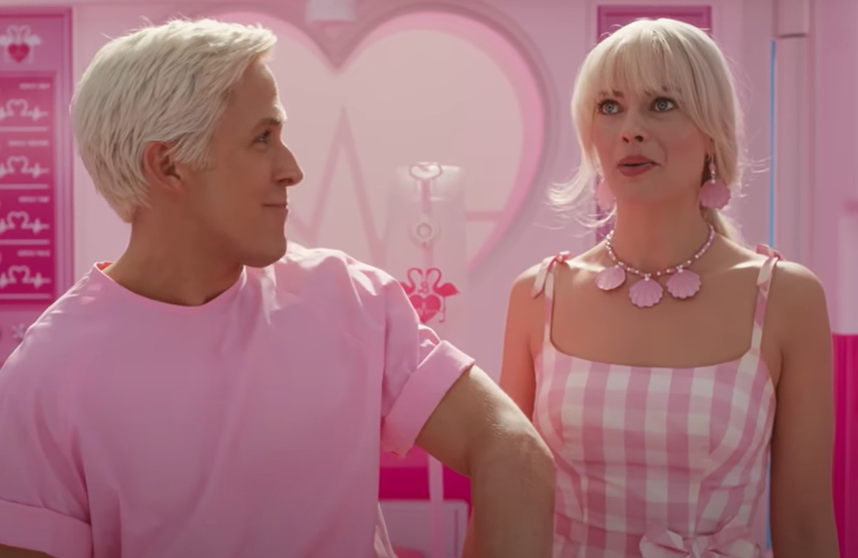 Screenshot from the movie Barbie (2023)