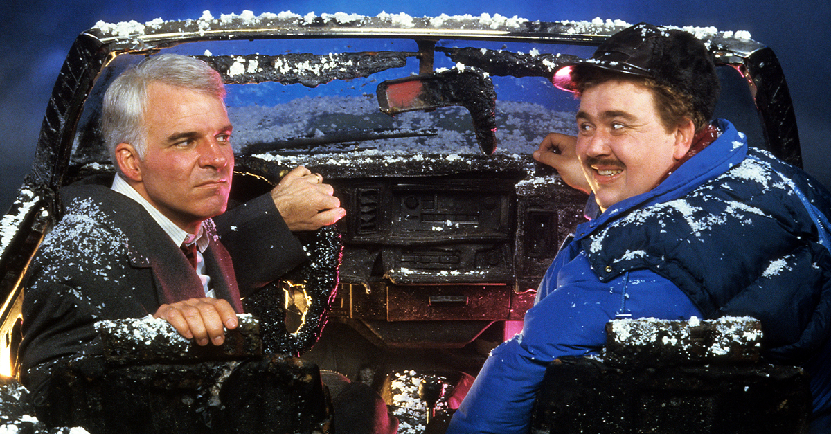 Steve Martin And John Candy In 'Planes, Trains & Automobiles'