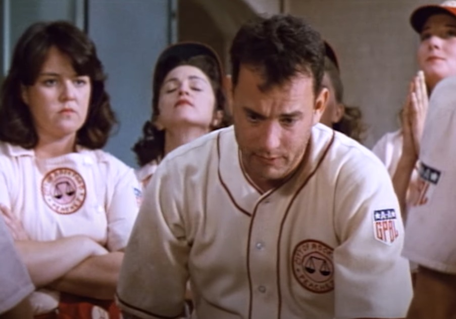 Screenshot from the movie A League of Their Own (1992)