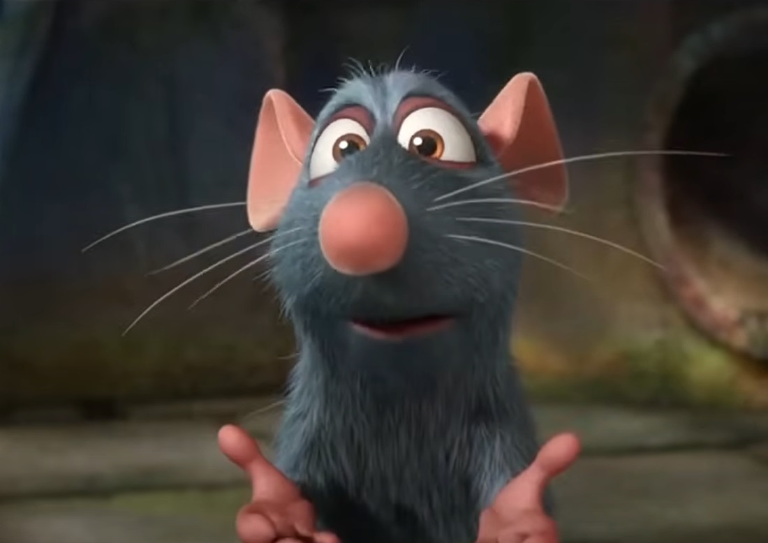 Screenshot from the animated movie Ratatouille (2007)