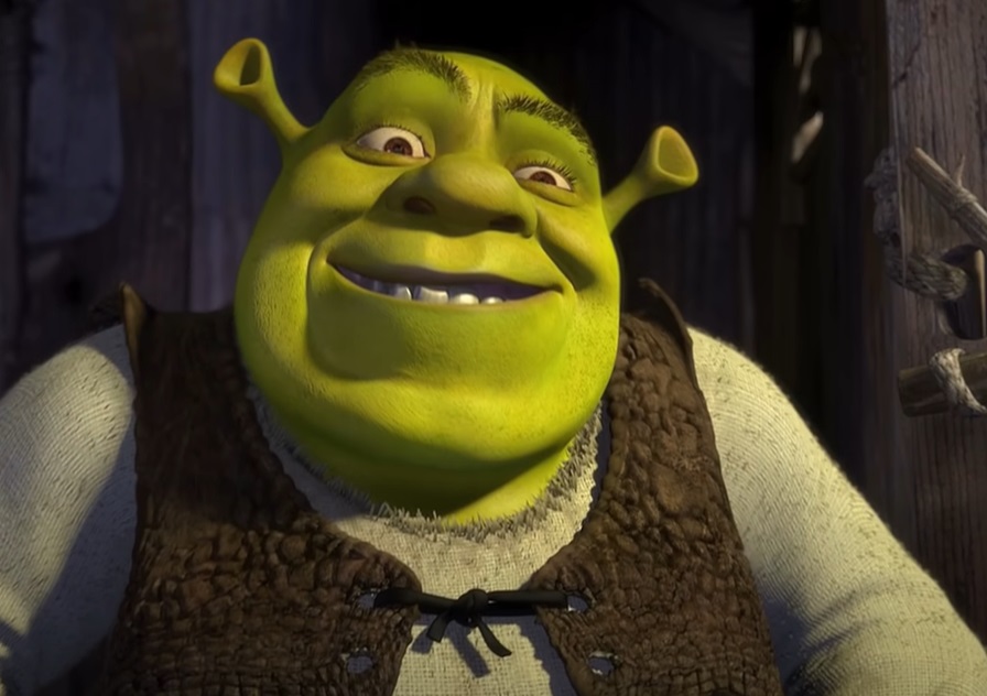 Screenshot from the animated movie Shrek (2001)