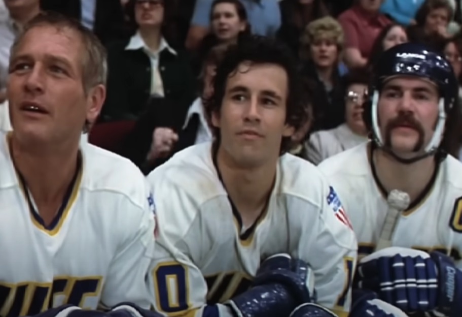 Screenshot from the movie Slap Shot (1977)