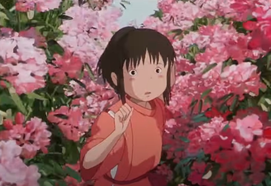 Screenshot from the animated movie Spirited Away (2001)