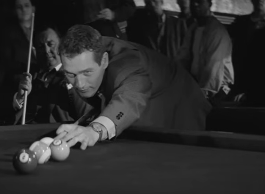 Screenshot from the movie The Hustler (1961)