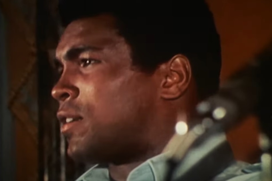 Screenshot from the movie When We Were Kings (1996)