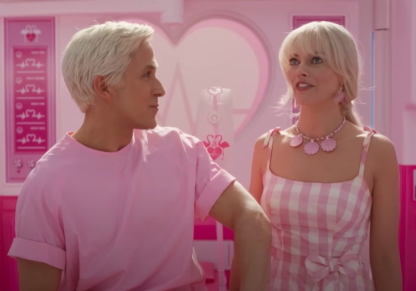 Screenshot from the movie Barbie (2023)