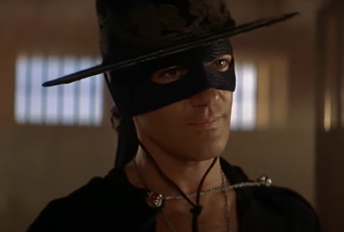 Screenshot from the movie The Mask of Zorro (1998)