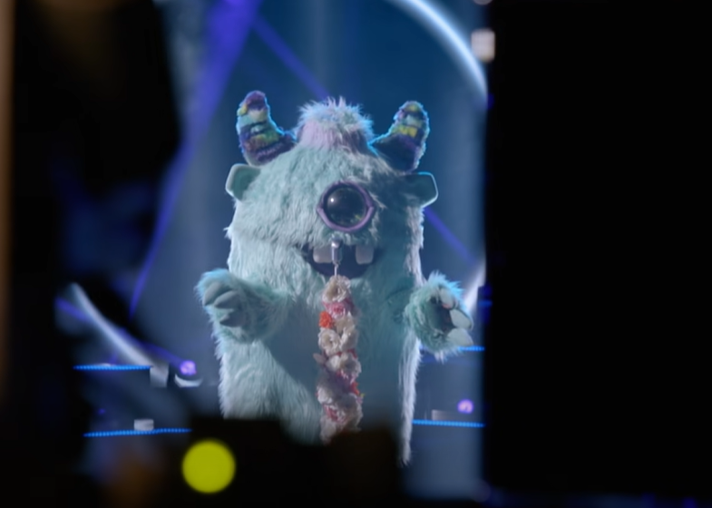 A screenshot of the TV Show The Masked Singer