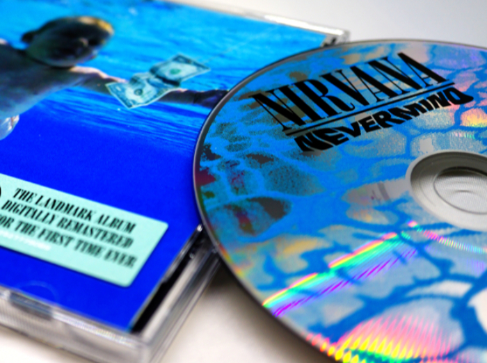 Nevermind album from the band Nirvana