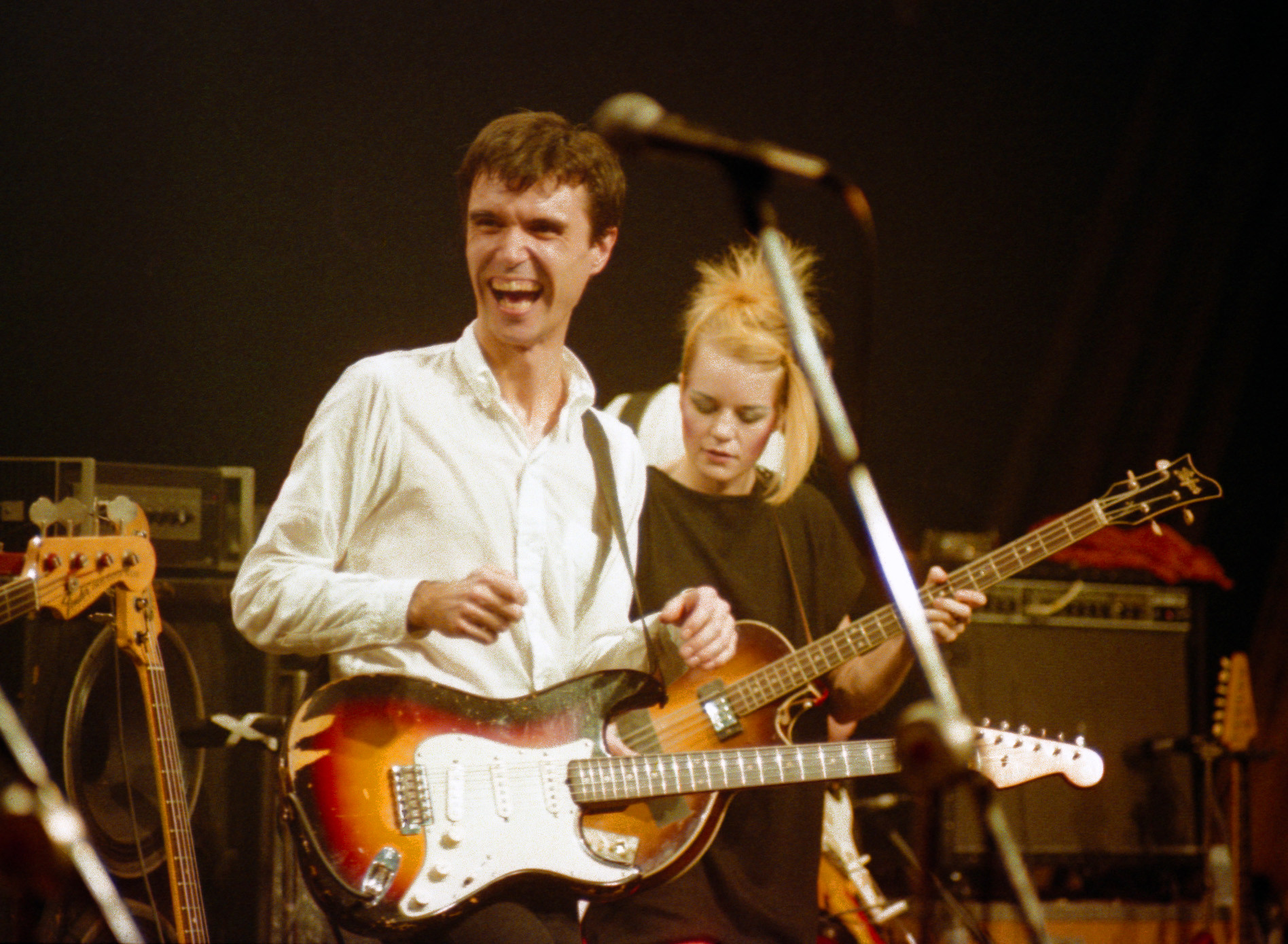 Talking Heads performing in 1982