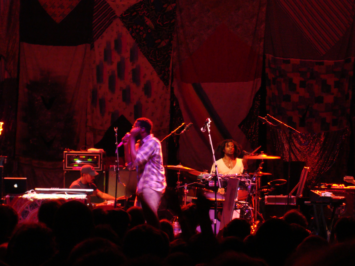 TV On The Radio band performing