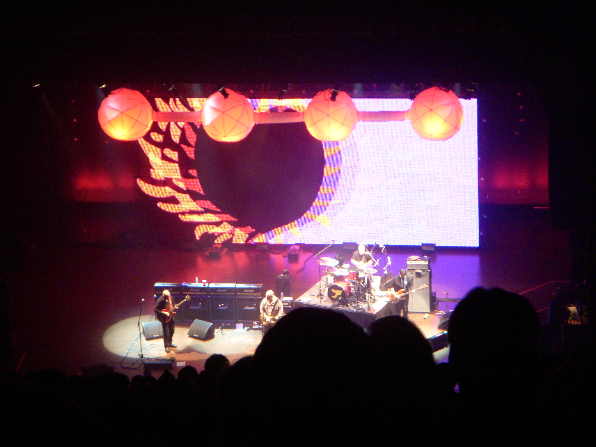 The Pixies performing