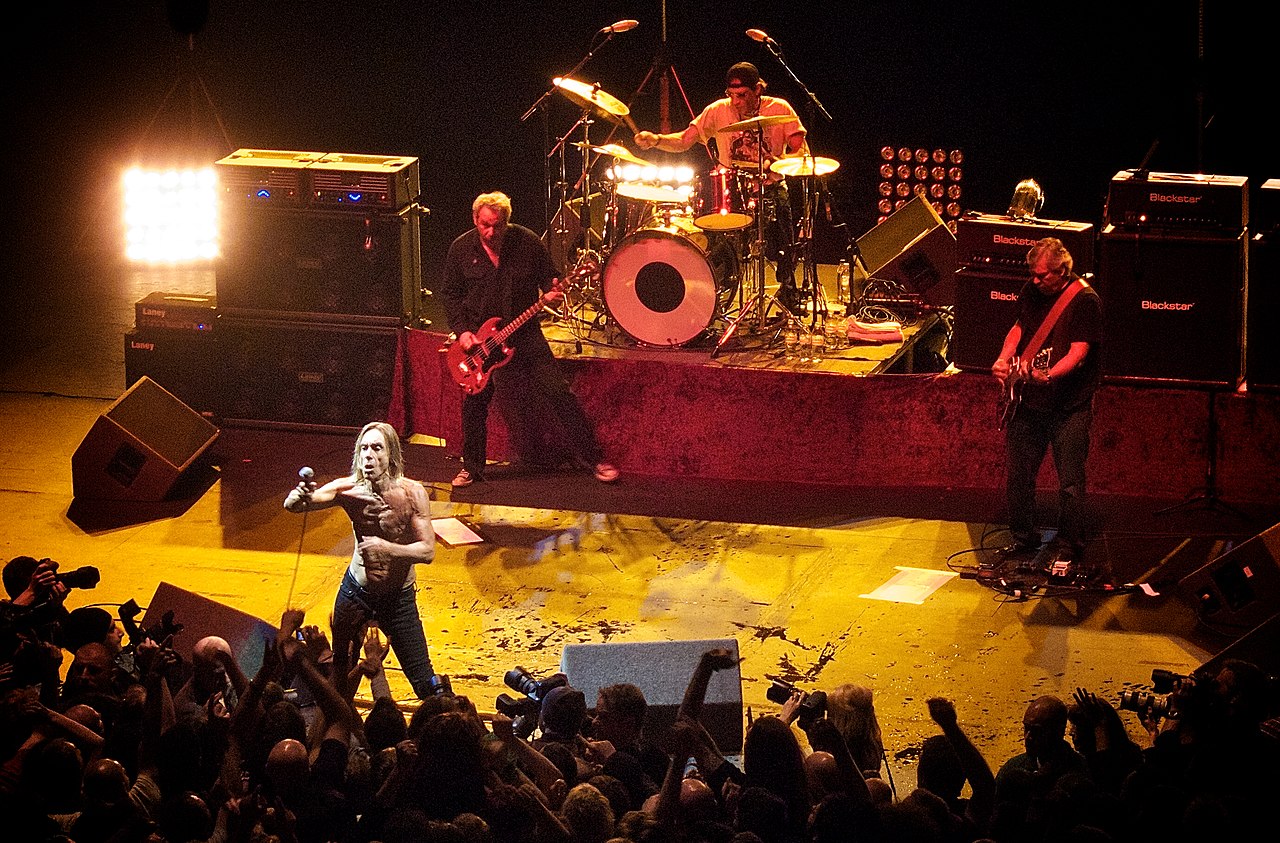 Iggy And The Stooges performing