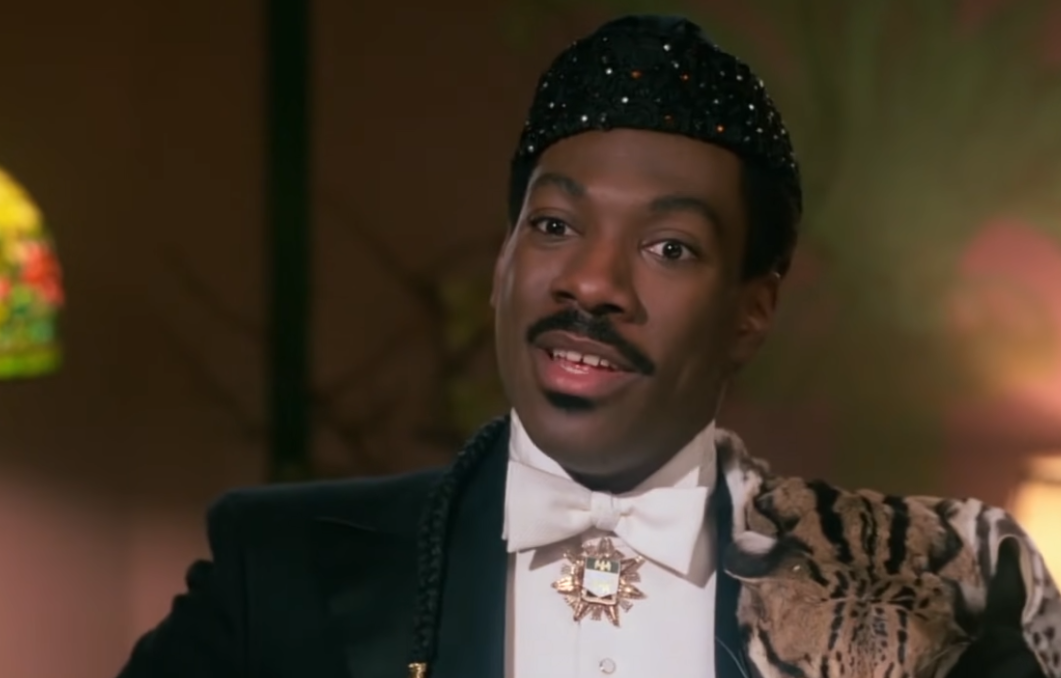 Screenshot from the movie Coming to America (1988)