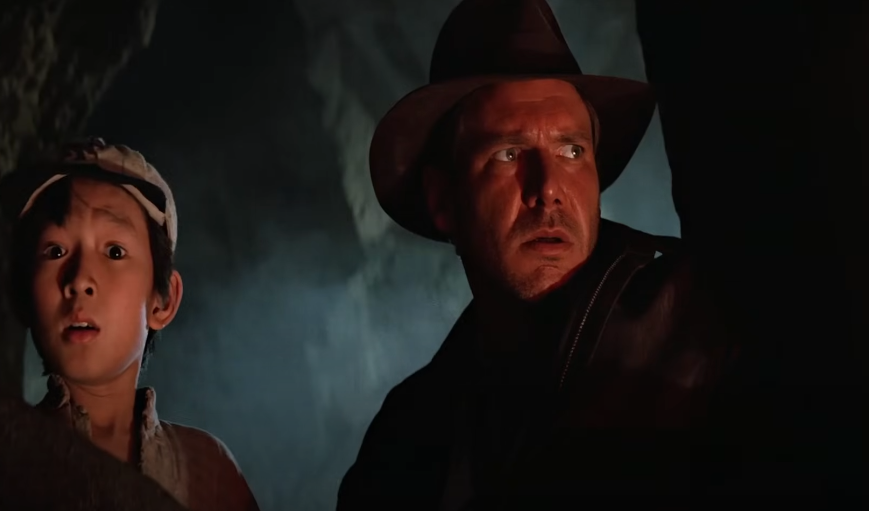 Screenshot from the movie Indiana Jones and the Temple of Doom (1984)