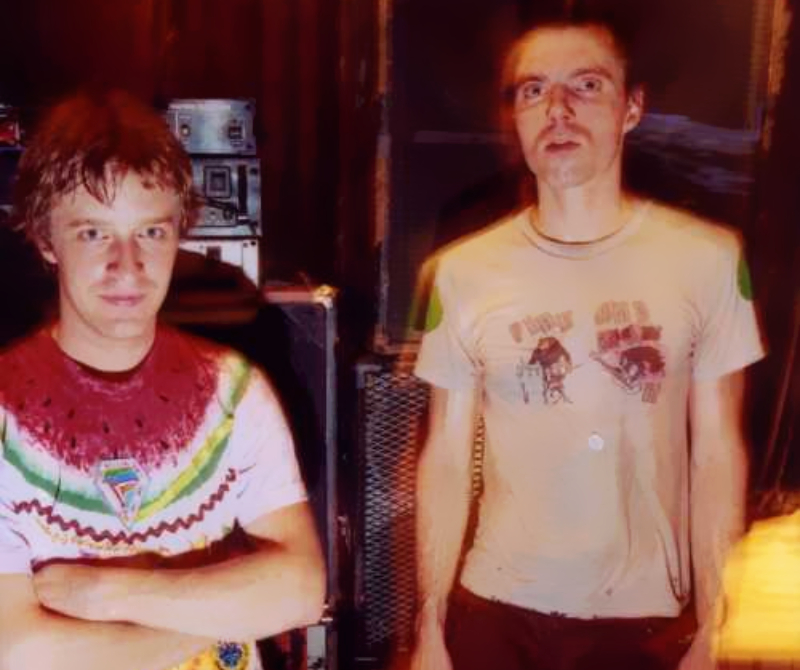 Lightning Bolt band in recording studio