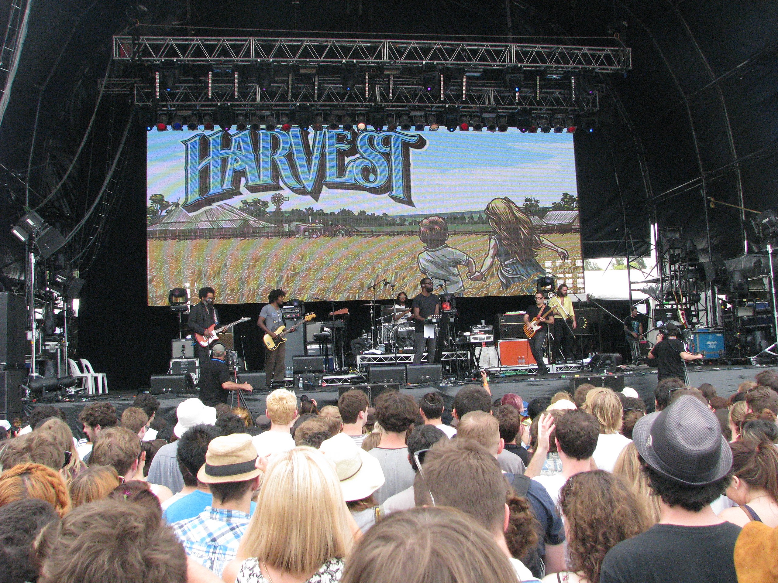 Tv On The Radio performing at  Harvest Festival