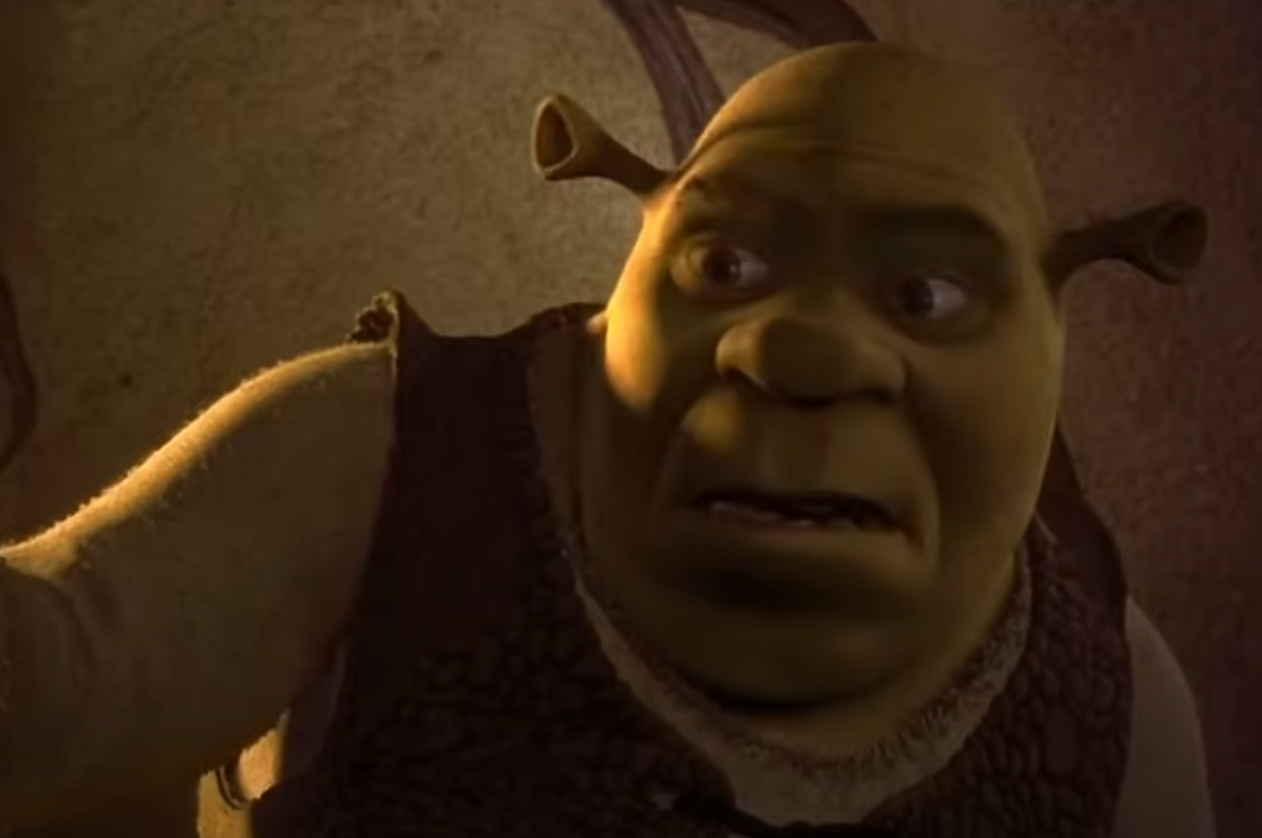 A screenshot of the movie Shrek