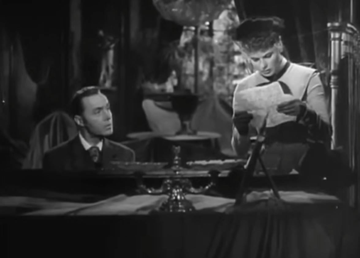 Screenshot from the movie Gaslight (1944)