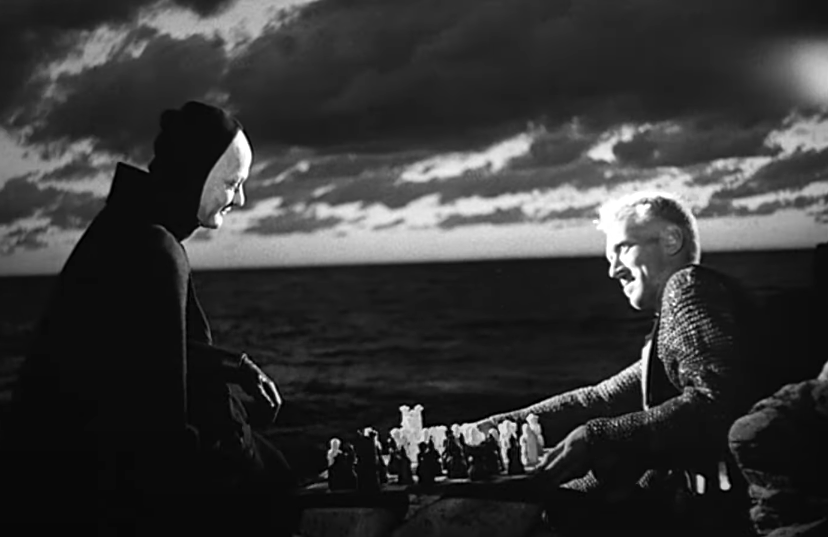 A screenshot of the movie The Seventh Seal