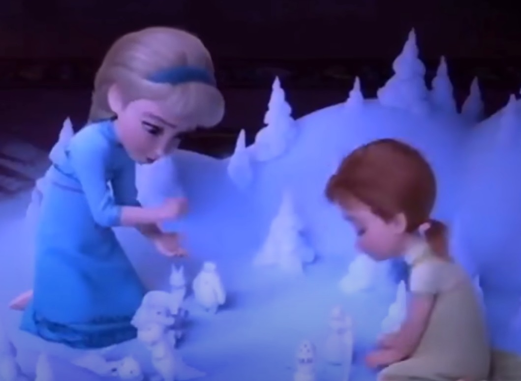 Screenshot from the animated film Frozen 2 (2019)
