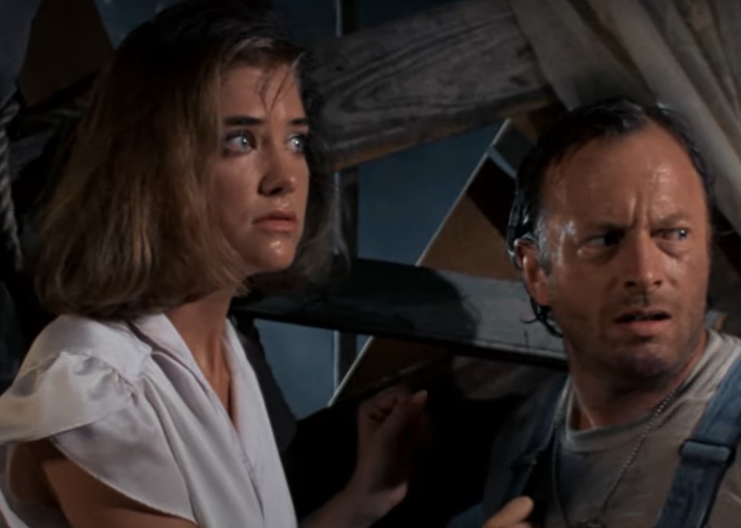 Screenshot from the film Evil Dead II (1987)