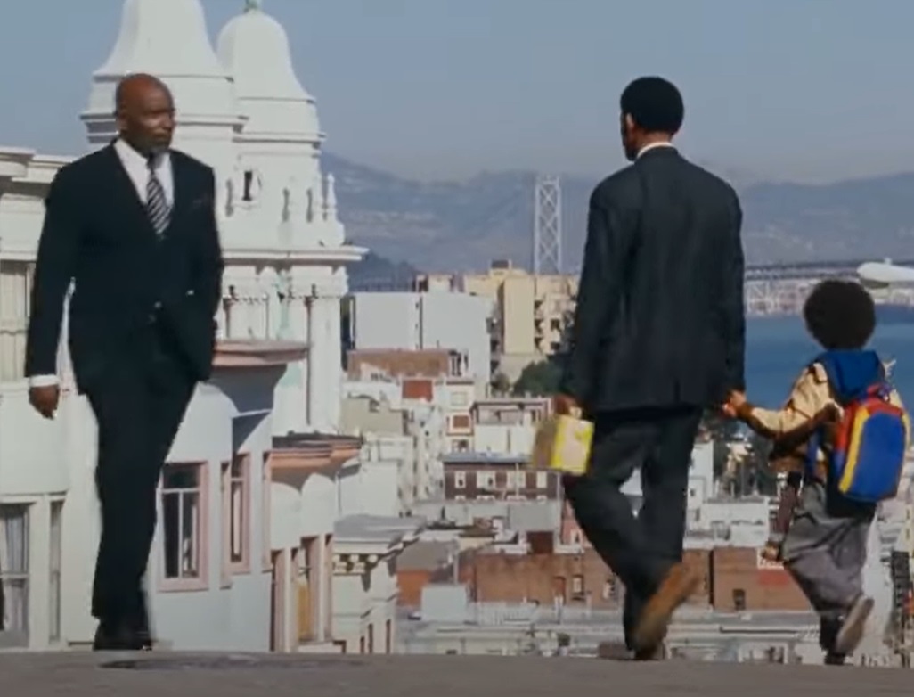 Screenshot from the film The Pursuit of Happyness (2006)