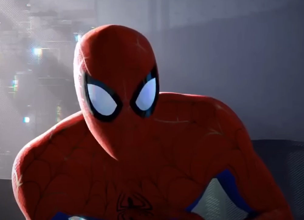 Screenshot from the film Spider-Man: Into the Spider-Verse (2018)