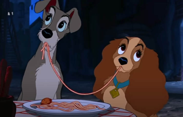 Screenshot of the movie Lady and the Tramp