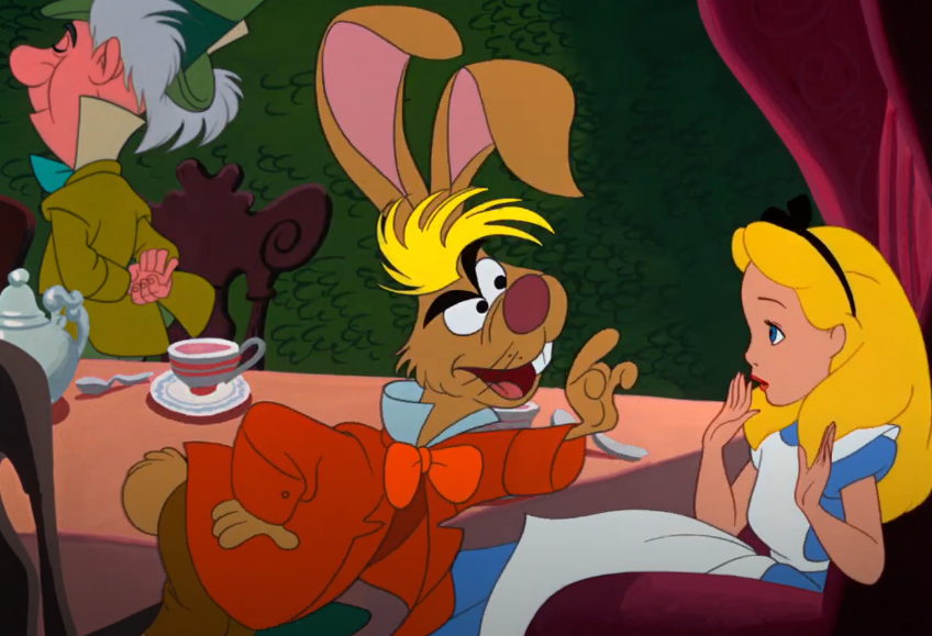 Screenshot of the movie Alice in Wonderland
