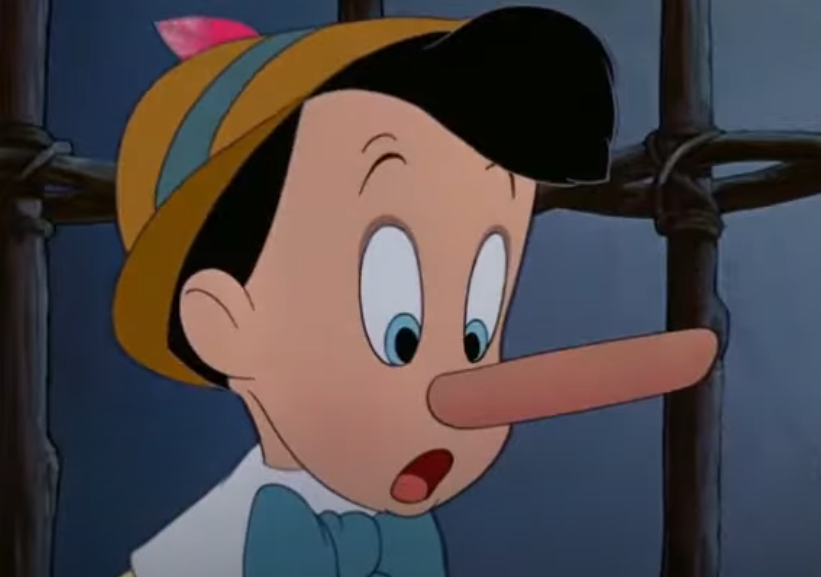 Screenshot of the movie Pinocchio