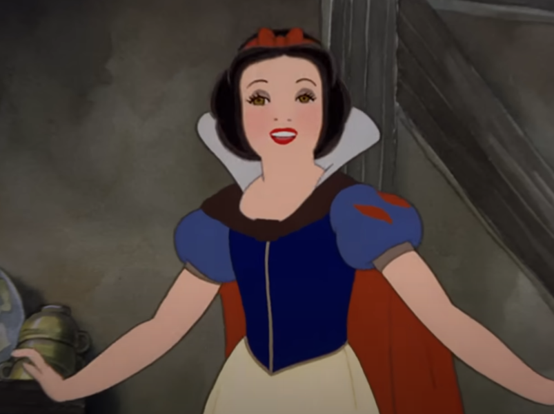 Screenshot of the movie Snow White and the Seven Dwarfs